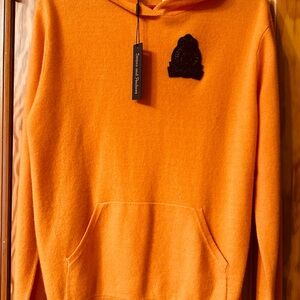 Stripes and Anchors Orange Hoodie - Size M - New with Tags